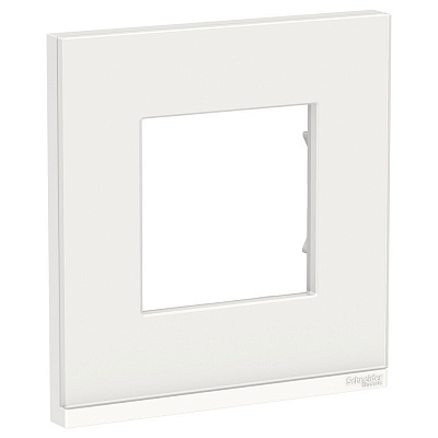 Рамка на 1 пост белая SE Unica Pure NU600285