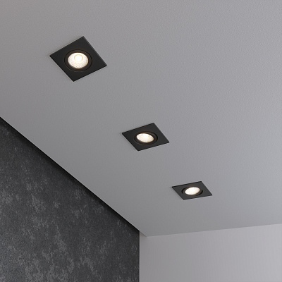 Встраиваемый светильник Elektrostandard 15273/LED a056033 черный