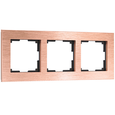 Рамка на 3 поста Werkel Aluminium бронза W0031712 a058764