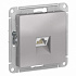 Розетка RJ45 алюминий SE AtlasDesign ATN000383