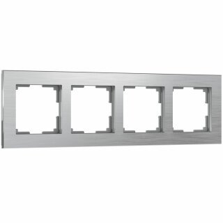 Рамка на 4 поста Werkel Aluminium W0041706 алюминий a050953