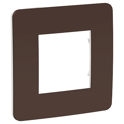 Рамка на 1 пост шоколад SE Unica Studio NU280216