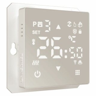 Сенсорный терморегулятор  для теплого пола Wi-Fi Werkel дымчатый a065138