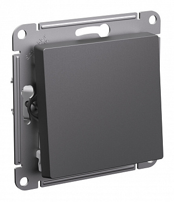 Выключатель одноклавишный SE AtlasDesign механизм базальт ATN001411