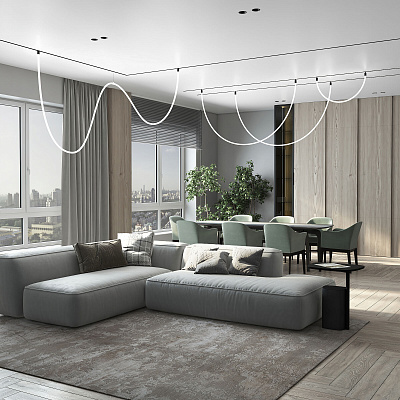 Магнитный трековый светильник Elektrostandard Slim Magnetic 85026/01 a061182