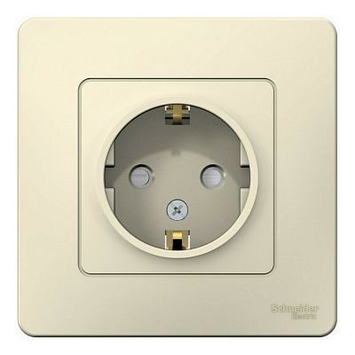 Розетка SE Blanca молочный BLNRS001112