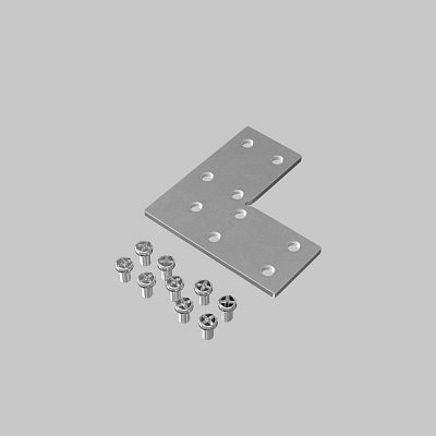 Соединитель угловой для накладного шинопровода Maytoni Accessories for tracks Exility TRA034CL-21
