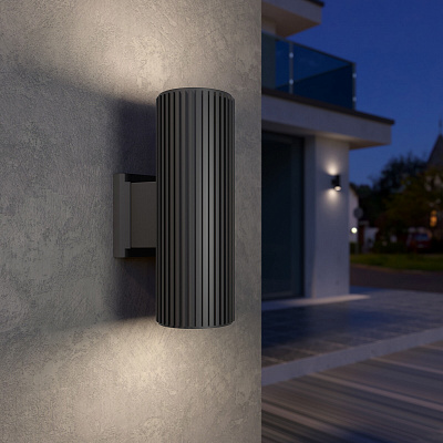 Уличный настенный светильник Elektrostandard Strict 1403 TECHNO a032624