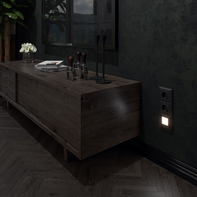 Встраиваемая LED подсветка Werkel черный a051613