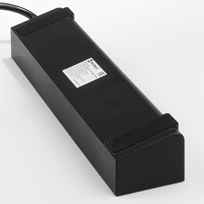 Розеточный блок 4-х местный + 3 USB Werkel W6514944 черный/шампань a051462
