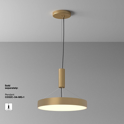 Потолочный светильник Maytoni Zon C032CL-45W3K-RD-MG