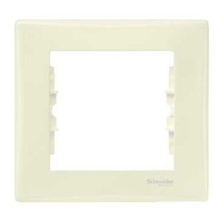 Рамка на 1 пост бежевая SE Sedna SDN5800147