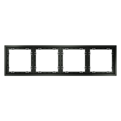 Рамка пластиковая на 4 поста VOLTUM VLS100406 S70 титан