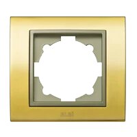 Рамка на 4 поста золото/титановый EL-BI Zena Platin 500-073414-228