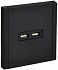 Розетка USB A+A 3,1А IEK FORTE&PIANO FP149M FP-U21-D31-M-K02 металл черный