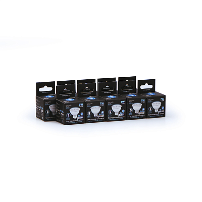 Лампа Gauss MR16 7W 630lm 4100K GU5.3 LED 101505207 (5 шт)