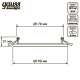 Встраиваемый светодиодный светильник Gauss Backlight BL119