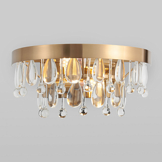 Потолочная люстра Eurosvet 60165/2 латунь Sophie a065756