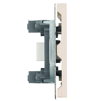 Розетка HDMI 2.0 Type A (механизм), STEKKER Эмили, RST00-5118-08, кашемир, soft touch