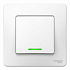Выключатель одноклавишный SE Blanca с подсветкой белый BLNVS010111