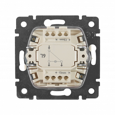 Переключатель на два направления с подсветкой бежевый Legrand Valena Classic 774326