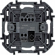 Выключатель одноклавишный антрацит Legrand Inspiria 673603
