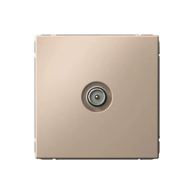 Розетка телевизионная оконечная TV ArtGallery 1дБ механизм песочн SE GAL001291