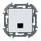 Розетка RJ45 с заземлением белая Legrand Inspiria 673830
