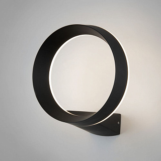 Уличный светодиодный  светильник Elektrostandard Ring 1710 TECHNO LED черный a054933