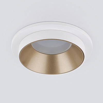 Встраиваемый светильник Elektrostandard 113 MR16 золото/белый 4690389169007