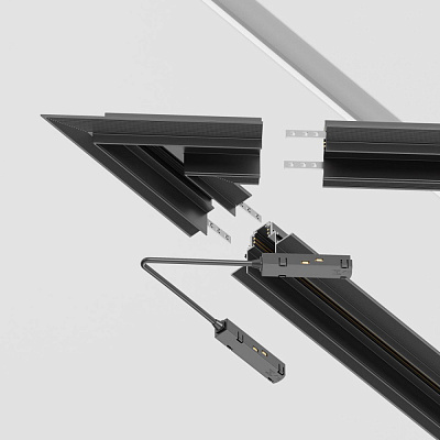 Угол-соединитель 45° Maytoni Gravity встраиваемый TRA010CLS-42B