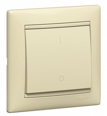 Выключатель двухполюсный бежевый Legrand Valena Classic 774302