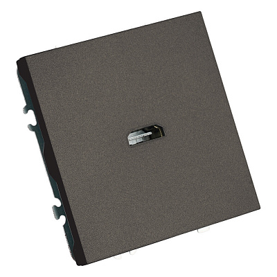 Розетка HDMI 2.0 Type A (механизм), STEKKER Эмили, RST00-5118-09, антрацит, soft touch