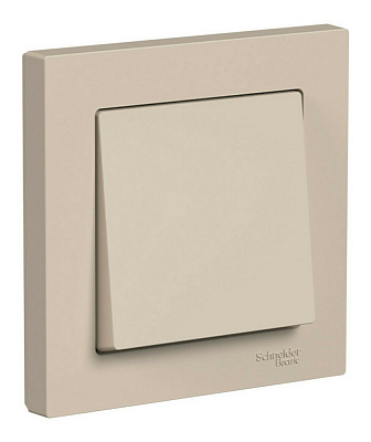 Выключатель одноклавишный SE AtlasDesign в сборе песочный ATN001212