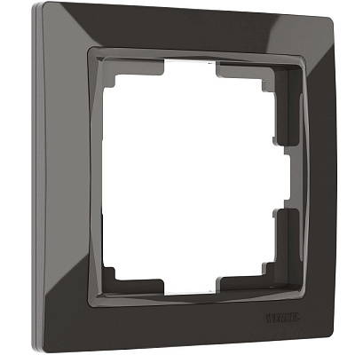 Рамка для розетки на 1 пост Werkel Snabb basic W0012007 коричневая a051291