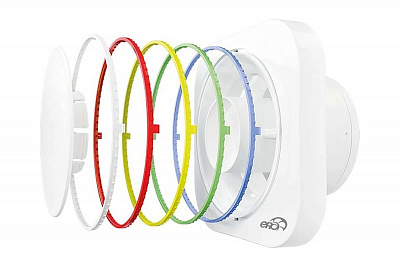 Осевой накладной вентилятор ERA DISC 4 D100 (короткий фланец 48 мм)