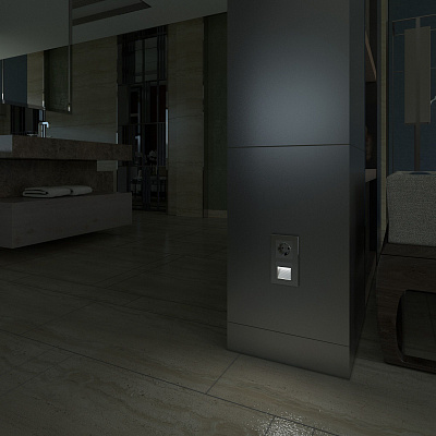 Встраиваемая LED подсветка Werkel серебряные a051502