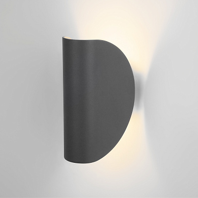 Уличный настенный светодиодный светильник Elektrostandard Taco 1632 Techno Led серый 4690389167263