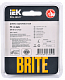 Рамка на 1 пост IEK Brite РУ-1-2-БрСе BR-M12-G-K03