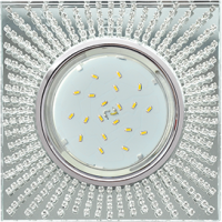 Встраиваемый светильник Ecola Glass GX53 FW53SGECB (2 шт)