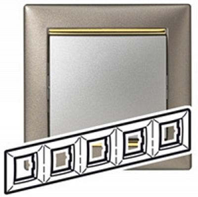 Рамка на 5 постов Legrand Valena 770365