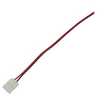 Соединительный кабель с одним 2-х конт. зажимным разъемом 8mm 15 см. уп. 3 шт. Ecola SC28C1ESB