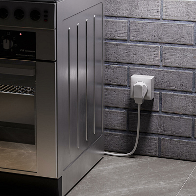 Розетка с вилкой для электроплиты 32А 250В коробка в стену Werkel белые W1189201 a053500