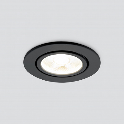 Встраиваемый светильник Elektrostandard 15272/LED a056031 черный