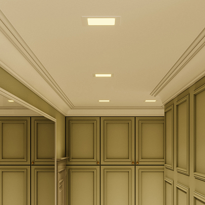 Светильник Gauss Slim квадрат 9W 610lm 3000K 180-265V LED 940111109