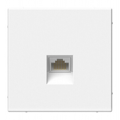 Розетка компьютерная ArtGallery RJ45 кат 5е механизм белая SE GAL000183
