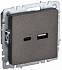 Розетка USB IEK Brite A+C 18Вт РЮ11-1-БрТБ бронза BR-U22-018-K45