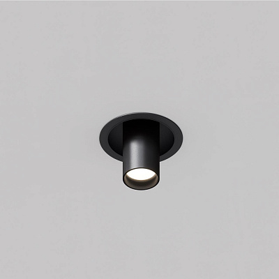 Точечный встраиваемый светильник Maytoni FOCUS S C048CL-01-GU10-B