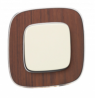 Лицевая панель для выключателей одноклавишных слоновая кость Legrand Valena Alure 755006