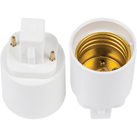 Переходник с цоколя G24d на E27 Ecola base G24D7WEAY